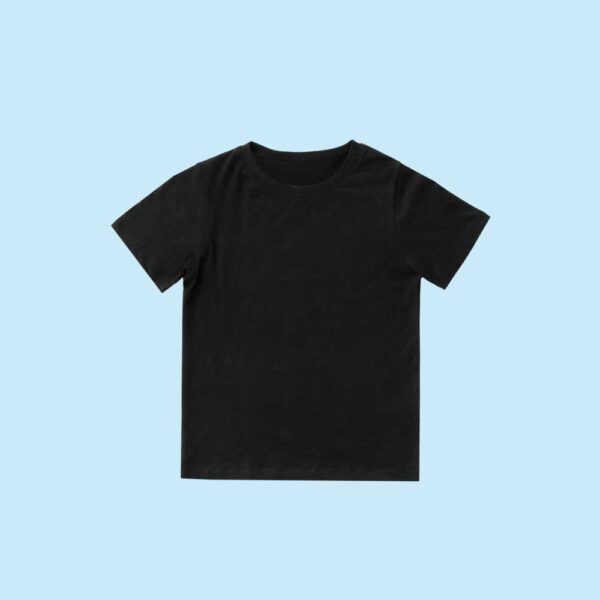 camiseta preta infantil