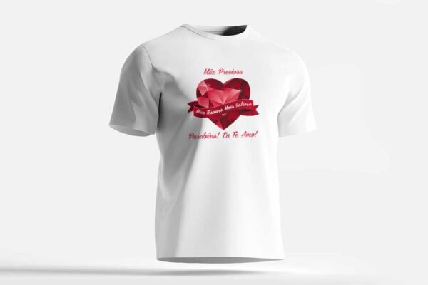 camiseta mãe preciosa