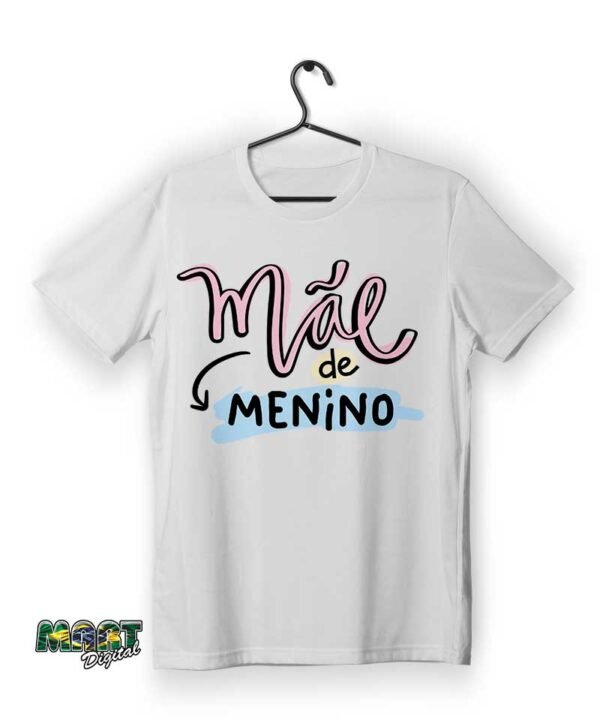 camiseta mãe de menino