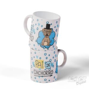 caneca pai de cachorro