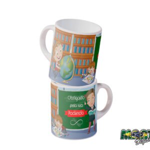 Caneca obrigado pela professor