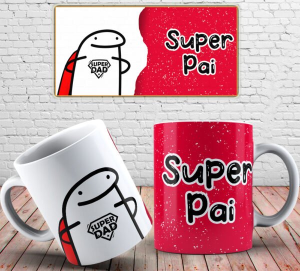 caneca flork super pai