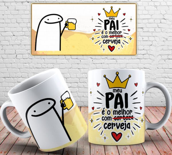 Caneca flork melhor com cerveja