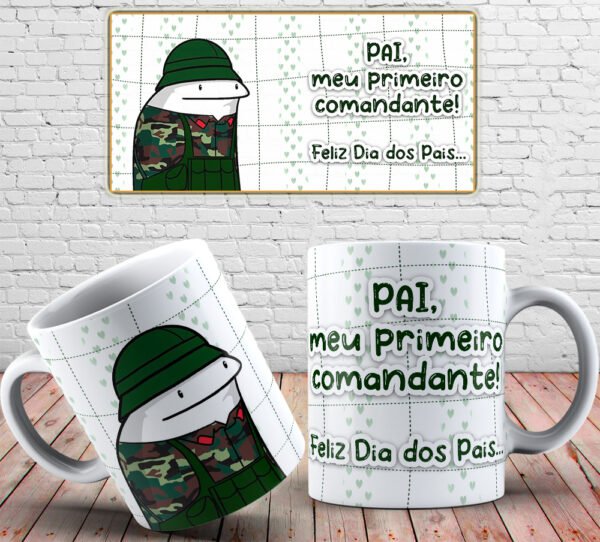 Caneca flork meu pai primeiro comandante