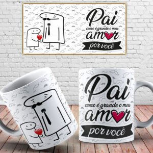 Caneca flork pai te amo