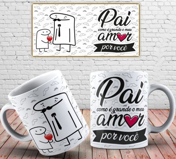 Caneca flork pai te amo