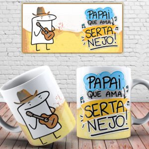 Caneca flork papai ama sertanejo