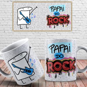 Caneca flork papai rock