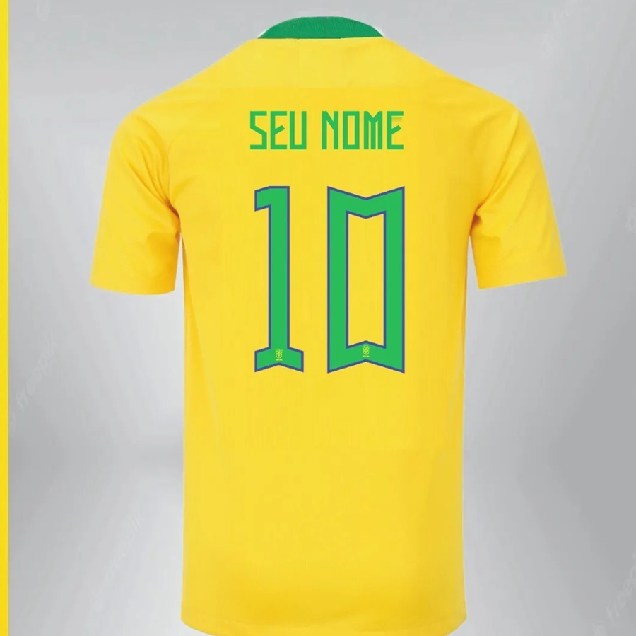 Nome e Número Camiseta Brasil - Somente Estampa : Mart Digital Gráfica  Rápida Online