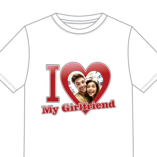 Camiseta I Love My Boyfriend Girlfriend