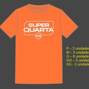 MB - 20 CAMISETAS LARANJA