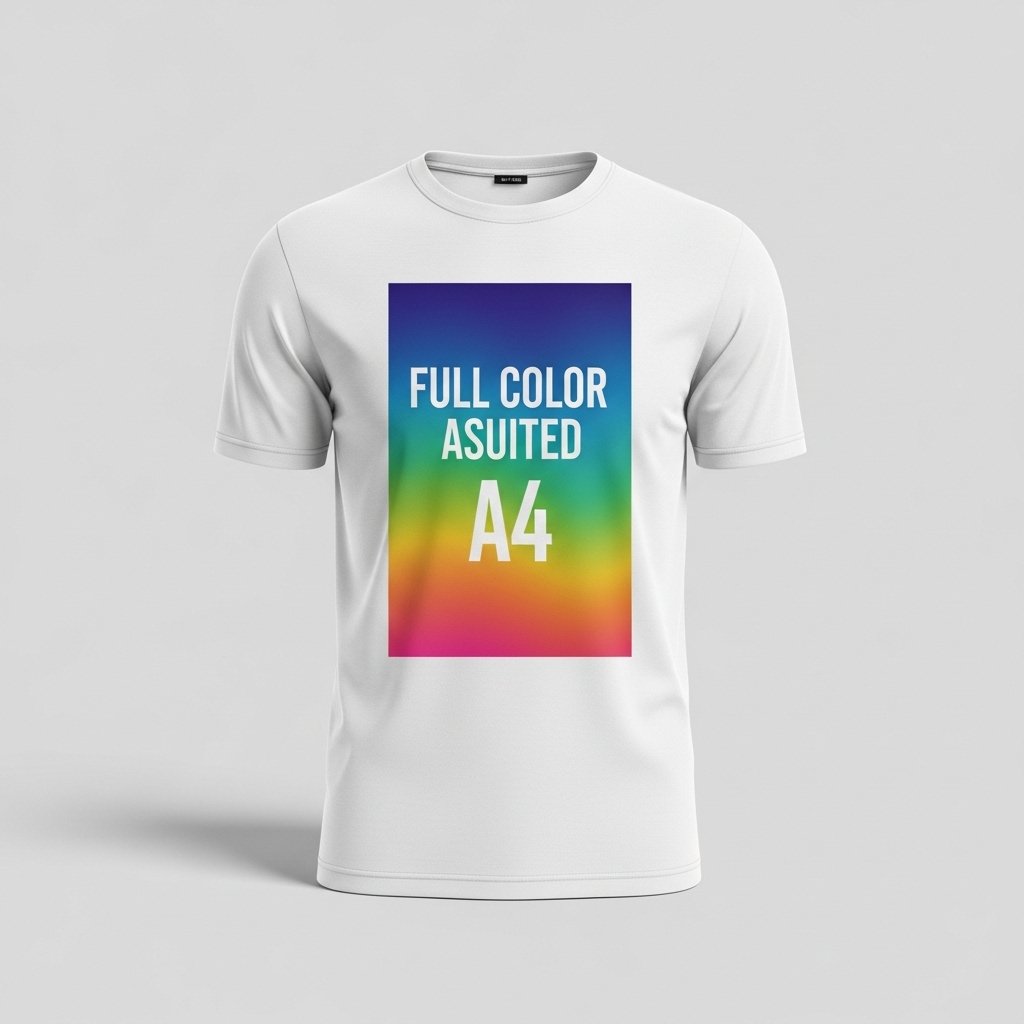 Camiseta Personalizada com Estampa Frente - Tamanho A4