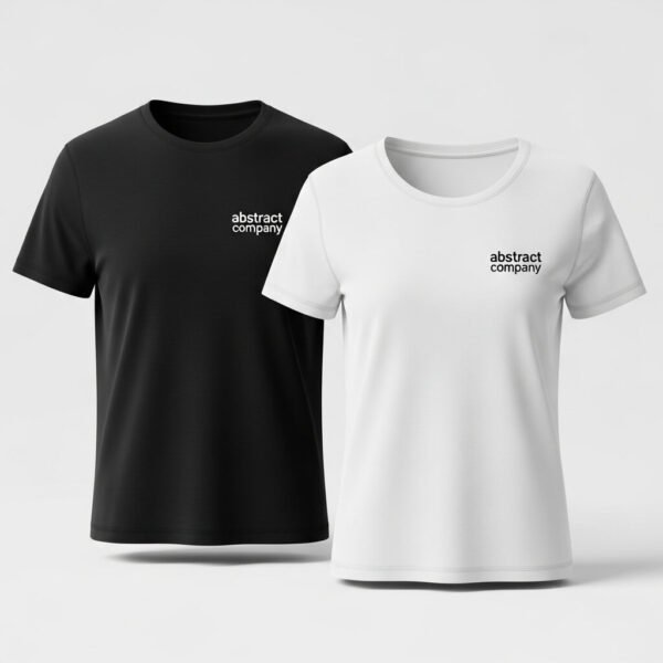 Camiseta Personalizada com Logotipo no Peito Esquerdo – Modelos Unissex e Babylook