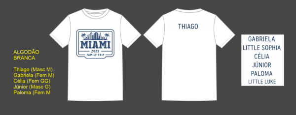 Camisetas Miami 2025