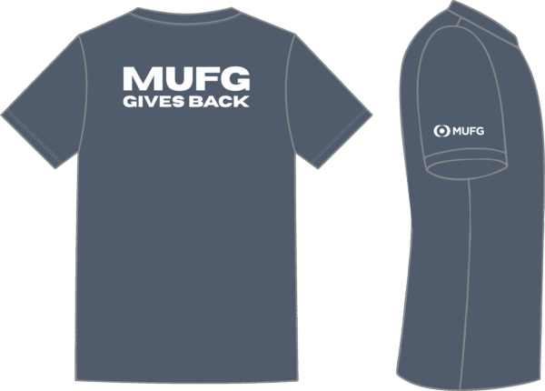 Camisetas cinza chumbo - 100% algodão MUFG - Imagem 3