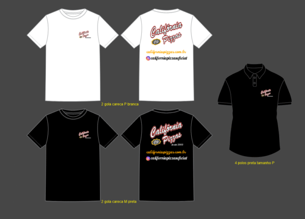 california pizza - camisetas
