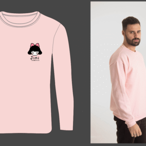 MOLETOM ROSA BEBÊ - JINI